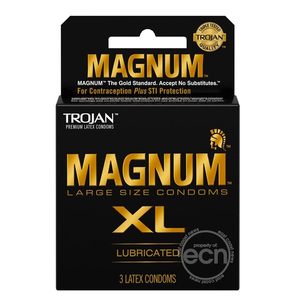 Anal Lubricant | Trojan Magnum Xl Lubricated Latex Condoms 3-Pack Anal Lubricant Anal Lubricant