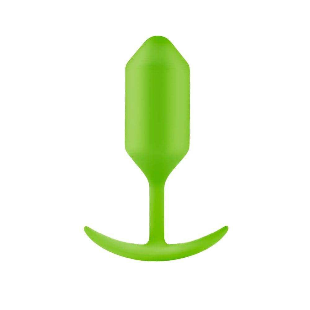 Butt Vibes | B Vibe Weighted Snug Plug Large – Lime Butt Vibes Butt Vibes