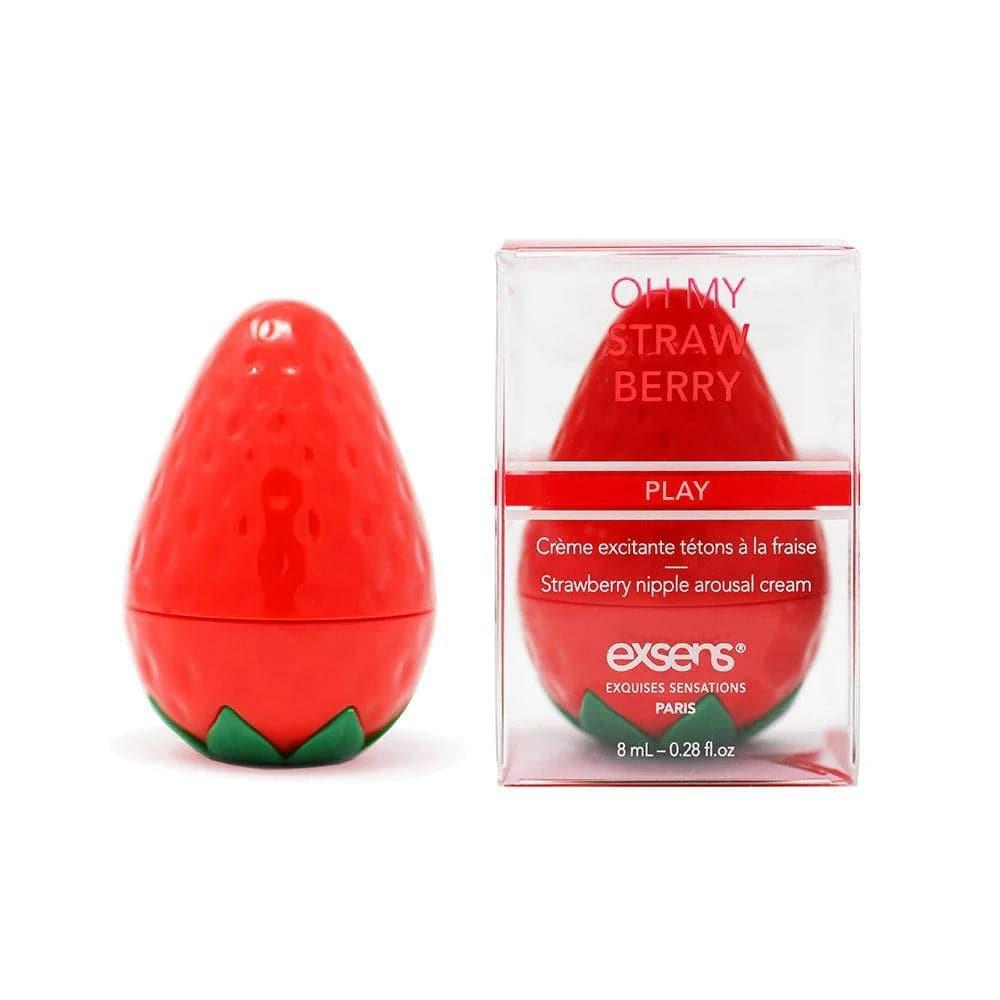 Nipple Pleasure | Oh My Strawberry Nipple Arousal Cream By Exsens® – .8 Fl. Oz Accessories Nipple Pleasure