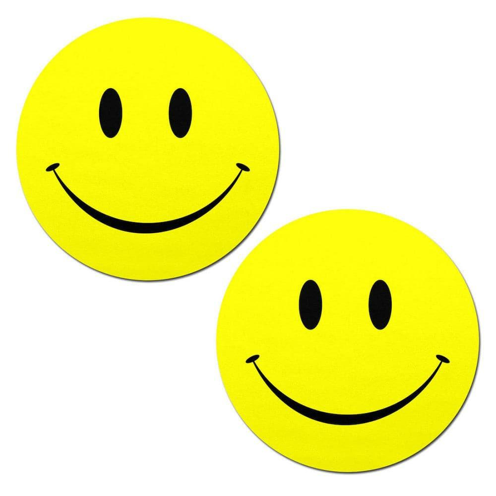 Nipple Pleasure | Yellow Smiley Face Pasties By Pastease® Accessories Nipple Pleasure