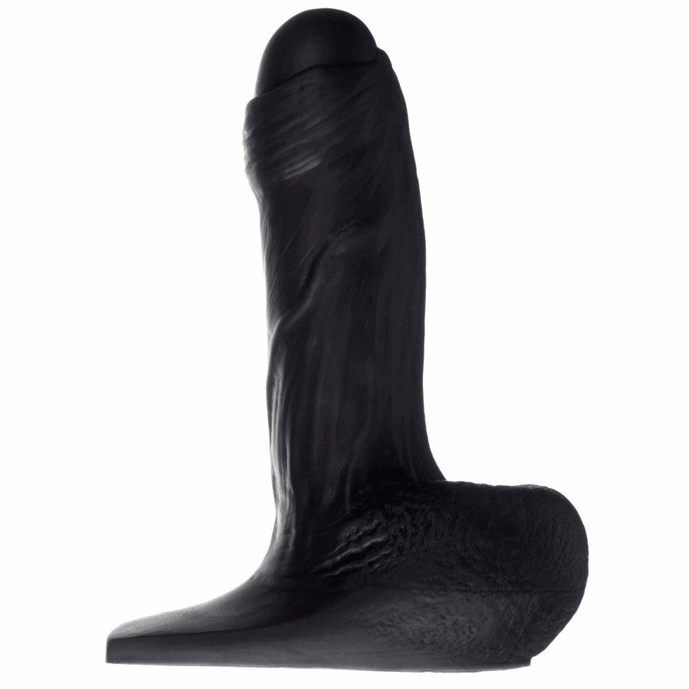 Non-Realistic Dildos | 5″ Fornix Uncut Dual Density Silicone Dildo – Black Dildos Non-Realistic Dildos