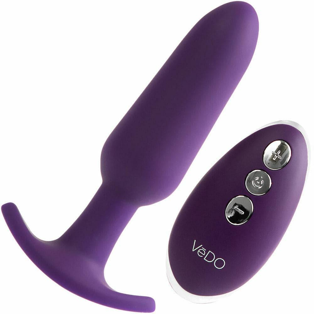 Plugs/Vibes | Bump Plus Rechargeable Silicone Anal Vibrator With Remote Control – Purple Pegging/Plugs Plugs/Vibes