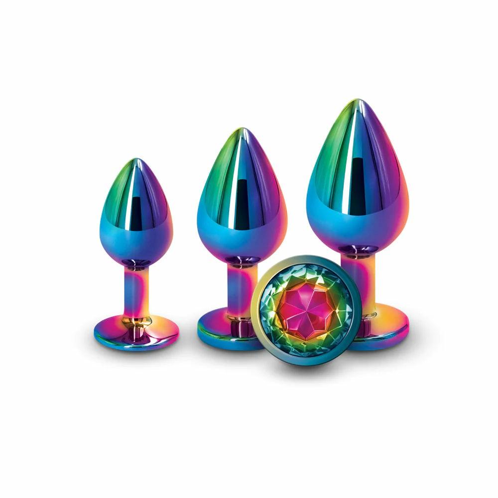 Plugs/Vibes | Rear Assets Rainbow Anal Trainer Set Pegging/Plugs Plugs/Vibes