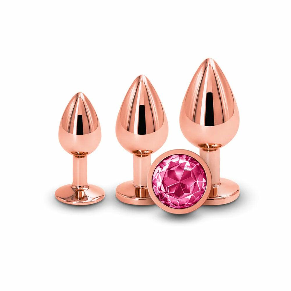 Plugs/Vibes | Rear Assets Rose Gold Anal Trainer Set Pegging/Plugs Plugs/Vibes