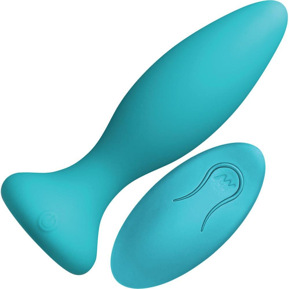 Positioning & Accessibility Aides / Bedroom Furniture | A-Play Vibe Beginner Anal Plug With Remote Control – Teal Accessories Positioning & Accessibility Aides / Bedroom Furniture