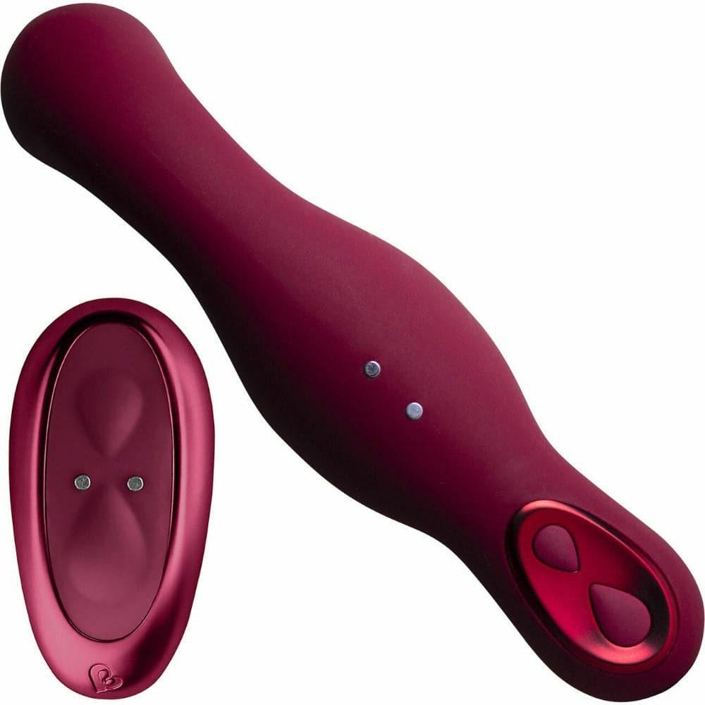 Positioning & Accessibility Aides / Bedroom Furniture | Ruby Glow Rosa Remote Silicone Ride On Vibe Combo+ Wand By Rocks Off Accessories Positioning & Accessibility Aides / Bedroom Furniture