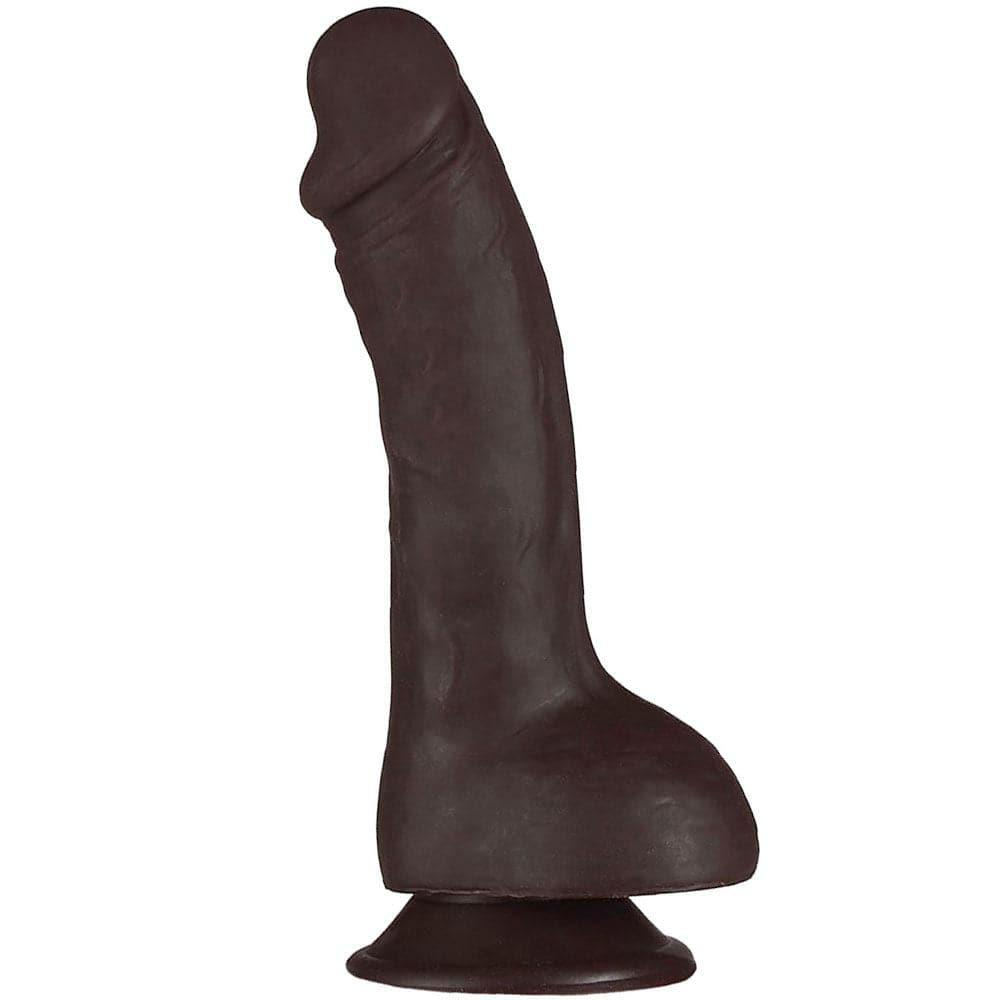 Realistic Dildos | 5.5″ Caden Dual Density Silicone Suction Cup Dildo – Chocolate Dildos Realistic Dildos