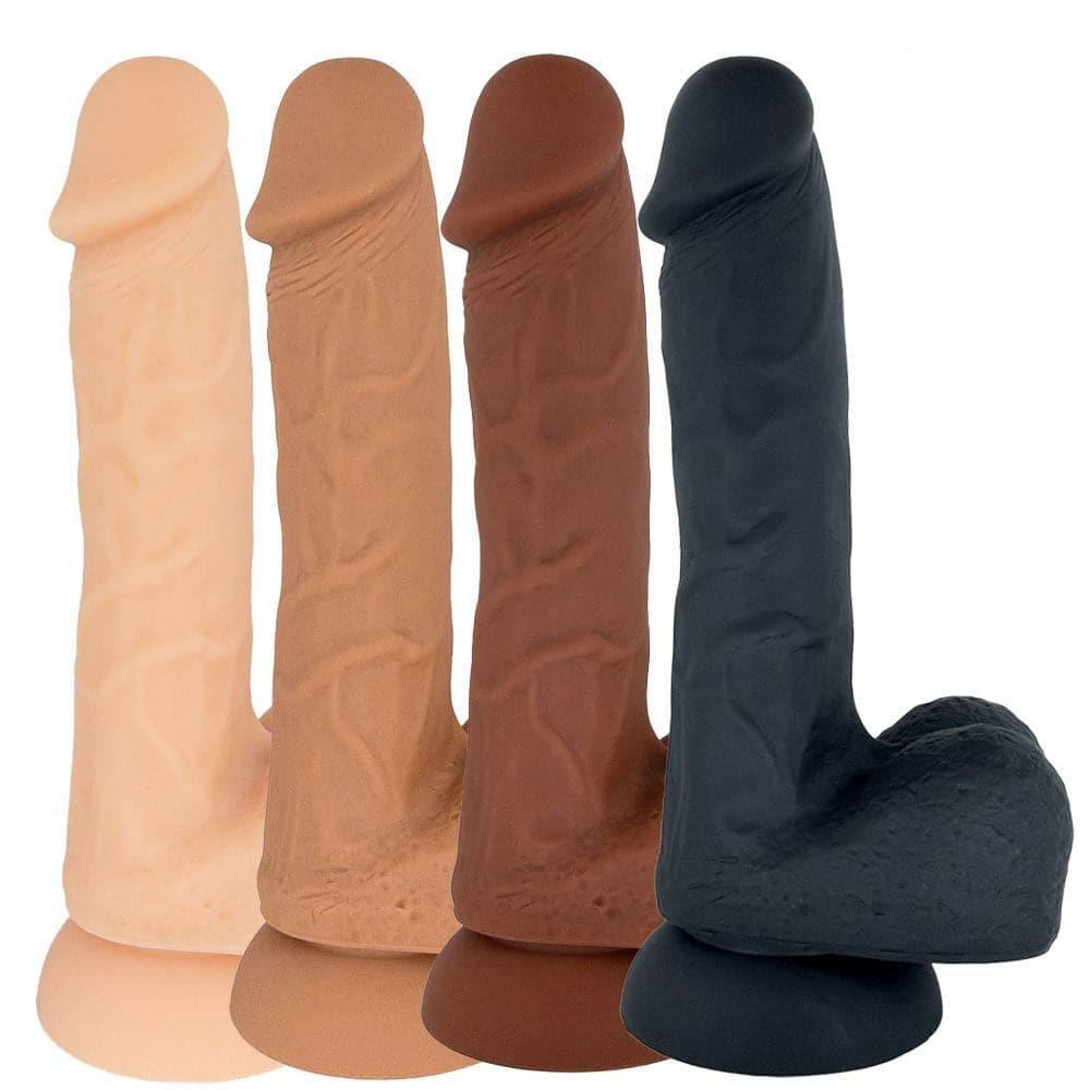 Realistic Dildos | 7″ Lennox Realistic Silicone Dual Density Suction Cup Dildo Dildos Realistic Dildos