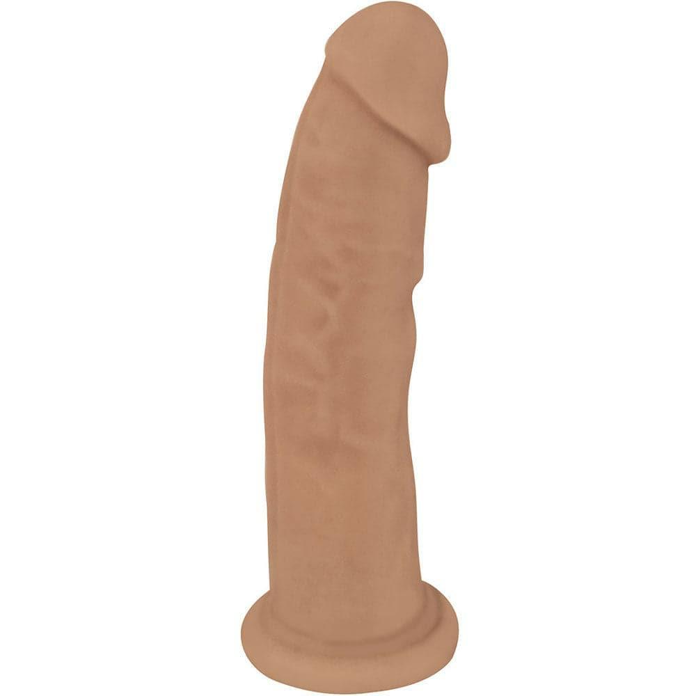 Realistic Dildos | 8.5″ Fleshstixxx Silicone Dual Density Dildo – Caramel Dildos Realistic Dildos