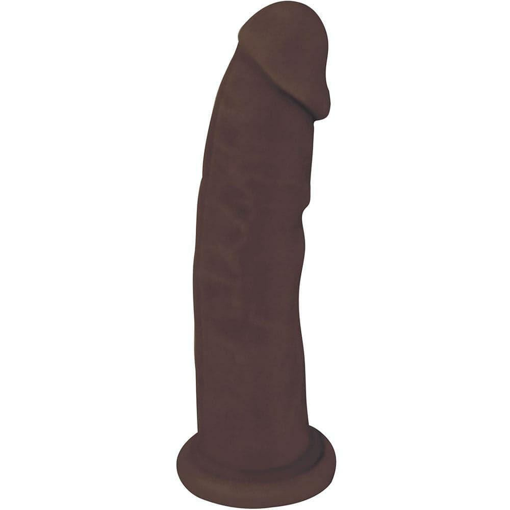 Realistic Dildos | 8.5″ Fleshstixxx Silicone Dual Density Dildo – Chocolate Dildos Realistic Dildos