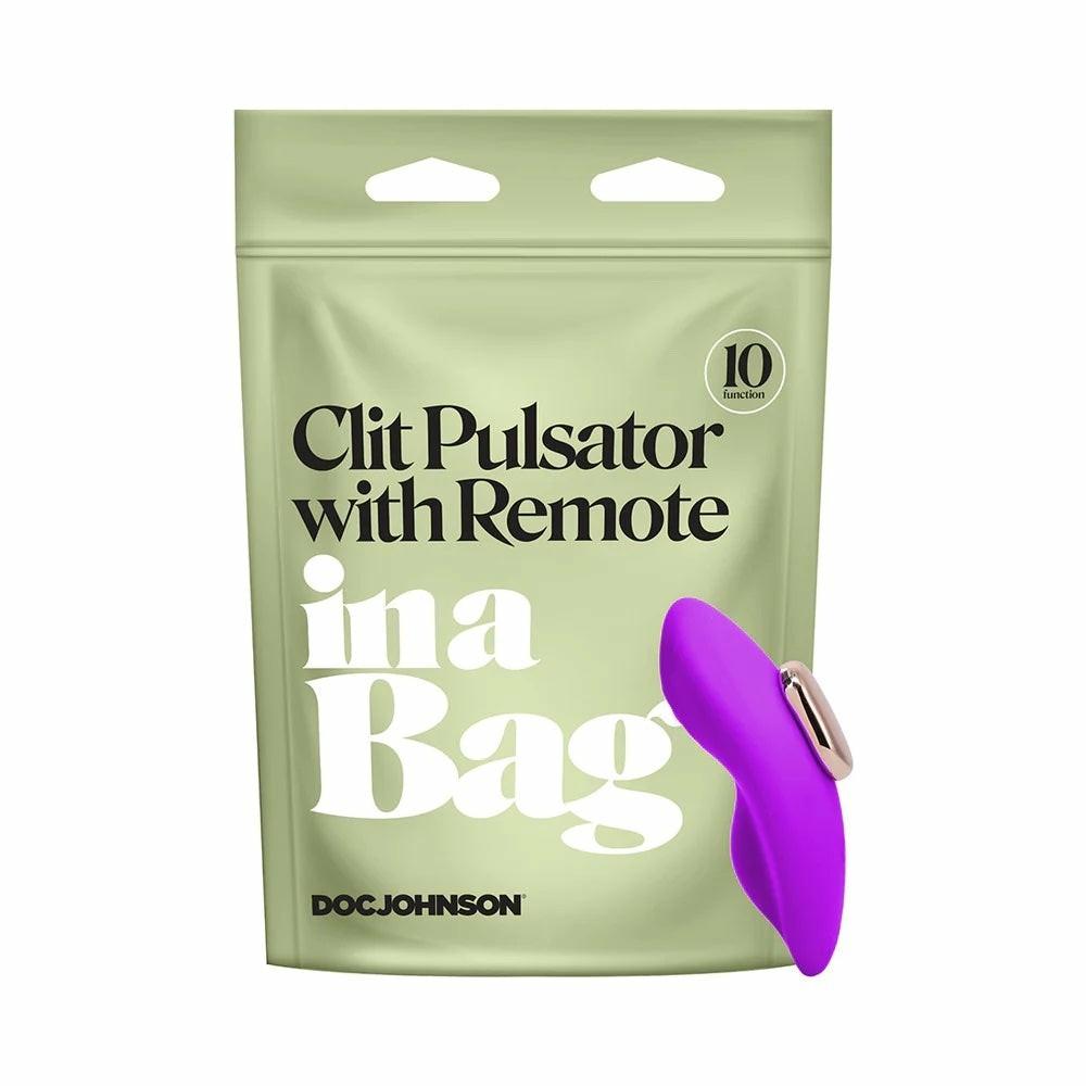 Remote Control Vibes | Pulsator Vibe With Remote In A Bag – Purple Remote Control Vibes Remote Control Vibes