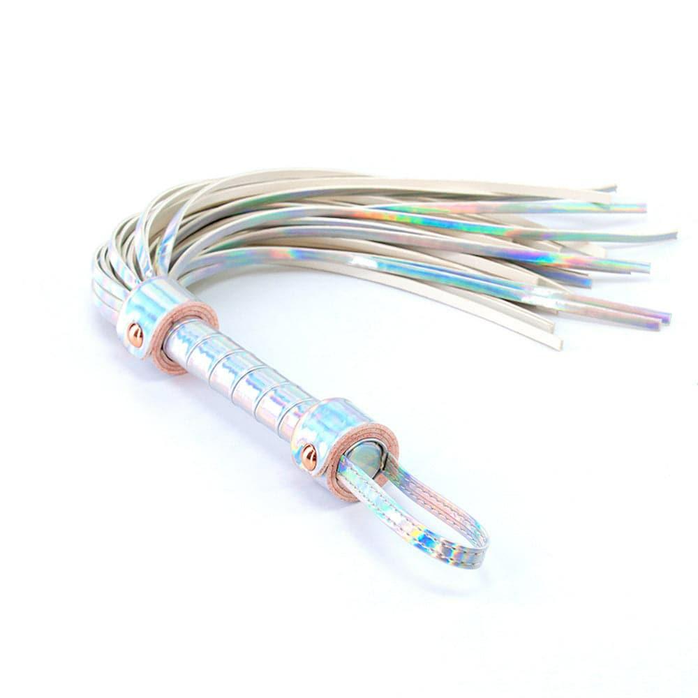 Restraints & Impact Play | Cosmo Rainbow Metallic Flogger Accessories Restraints & Impact Play